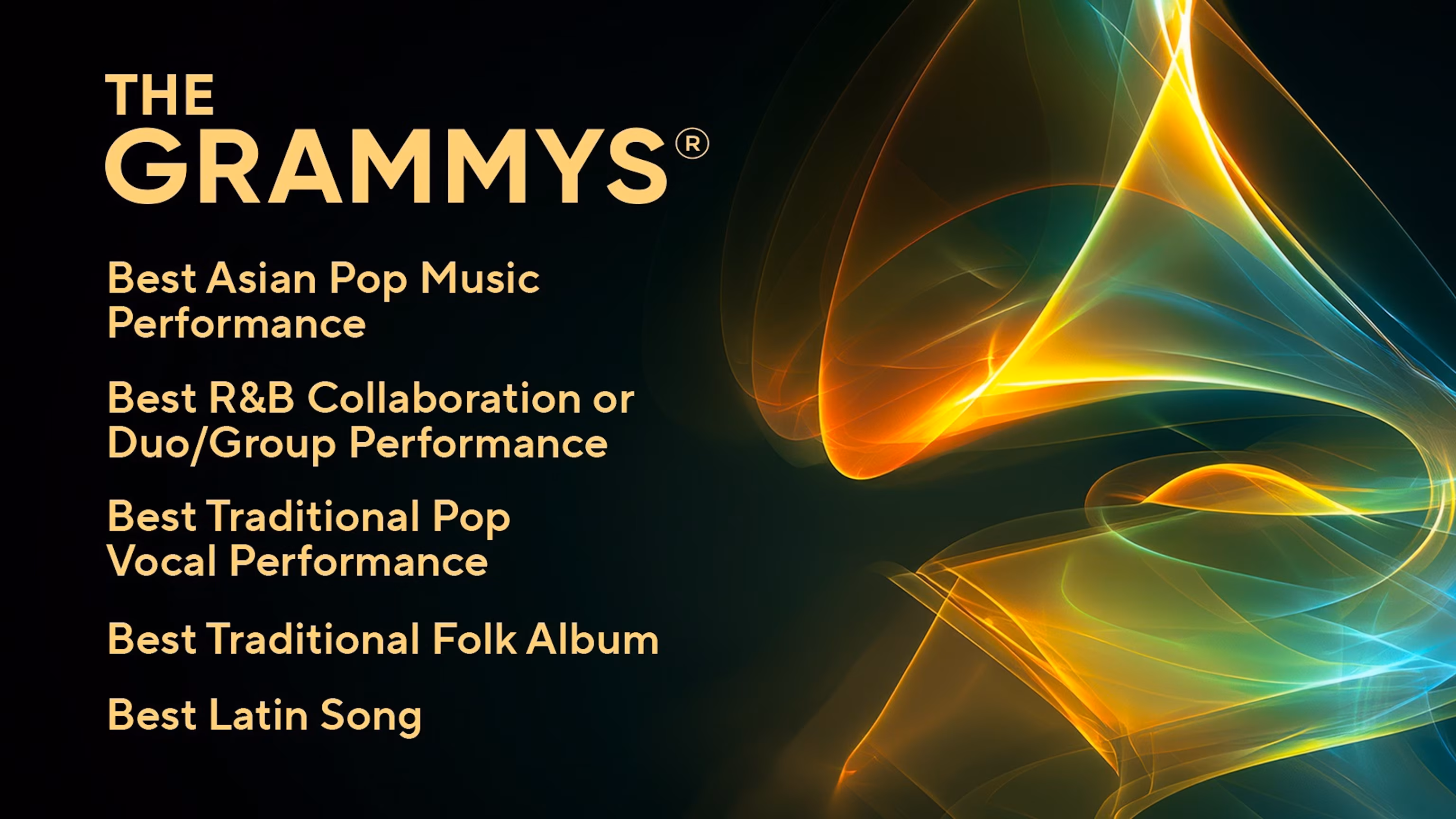 Grammy Awards Adds Best Asian Pop Music Performance Category